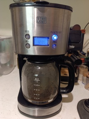 Cafetieră Star-Light programabilă, 12 cești, timer, display LCD foto