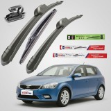 Cumpara ieftin Stergatoare Auto TeamCar Set Complet Flat Parbriz Luneta Kia Ceed I (2009-2012) 600/450/300mm