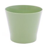 Ghiveci din plastic Zinnia, verde D 11.5 cm