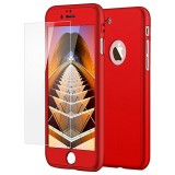 Cumpara ieftin Husa MyStyle Red pentru Apple iPhone 8 Plus acoperire completa 360 grade cu folie de protectie gratis
