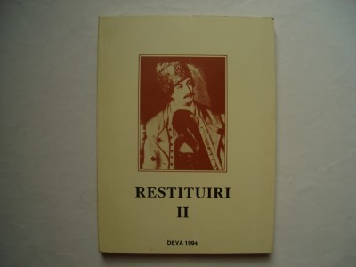 Restituiri, anul II, nr. 2, 1994 foto