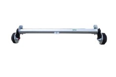 Osie cu frana pentru remorci auto AL-KO 1260 mm 1500 kg 5x112 foto