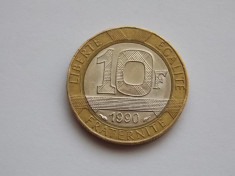 10 FRANCS 1990 FRANTA foto