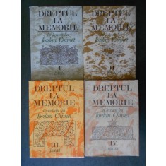 IORDAN CHIMET - DREPTUL LA MEMORIE 4 volume (1992-1993, editie cartonata)