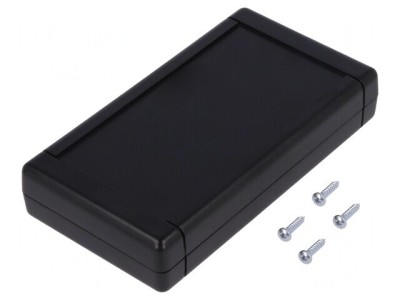 Carcasă Universală TEKBOX ABS Neagră 67x126x24mm foto