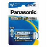 Baterii Alcaline AA LR6 1.5V Panasonic Evolta Blister 2