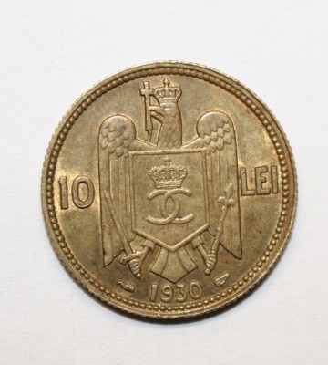 10 LEI 1930 PARIS . DETALII EXCELENTE . PIESA DE COLECTIE . foto