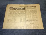 ZIARUL SPORTUL 1 OCTOMBRIE 1983
