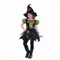 Costum copii Vrajitoare Halloween pentru fete (8-10 ani), Amscan 997719 foto