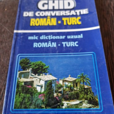 GHID DE CONVERSATIE ROMAN-TURC - Z.G. JANOM (MIC DICTIONAR UZUAL ROMAN TURC)