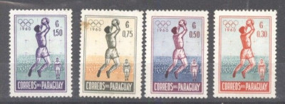 Paraguay 1960 Sport, Olympics, MNH A.140 foto