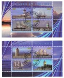DJIBOUTI 2009 - Nave cu panze si faruri / set 2 blocuri