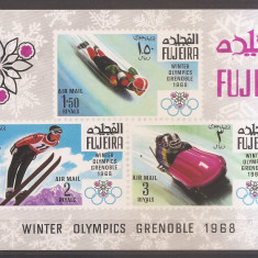 Fujeira 1968 - Jocurile Olimpice de iarnă - Grenoble, colita, PA, MNH