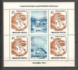 Ungaria.1973 Conferinta ptr. securitate si cooperare Helsinki-Bl. SU.369, Nestampilat