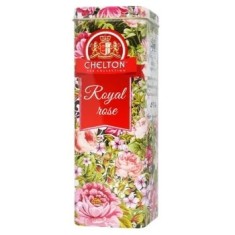 Chelton Ceai negru Royal Rose cutie metalica, 80 g
