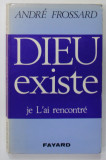 DIEU EXISTE , JE L &#039; AI RENCONTRE par ANDRE FROSSARD , 1969, PREZINTA URME DE UZURA