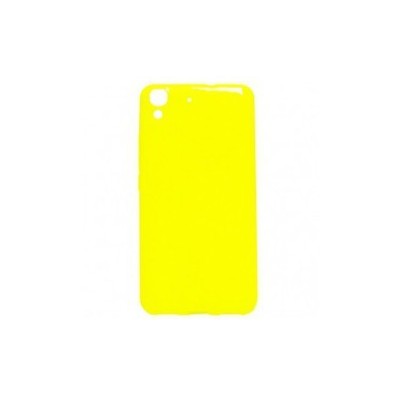 Husa Jelly Ultra Slim Huawei Y6 LTE Galben Flourescent foto