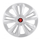 Cumpara ieftin Set 4 Capace Roti Autohelix MSA&reg;, potrivite jantelor de R15, pentru Suzuki, model terra cromat