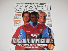 Revista fotbal - &amp;quot;GOAL&amp;quot; (septembrie 1996) foto