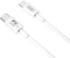 Cablu transfer date si incarcare XO NB-Q189A tip Lightning - USB-C PD20W 2m, Alb