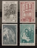 BC235, Belgia, lot 4 serii arta, arhitectura, ziua timbrului, Nestampilat