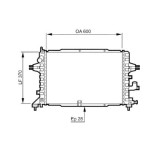 Radiator racire motor Valeo 734380