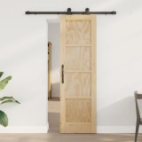 Ușa glisantă cu set de accesorii &#039;ORKDAL&#039;din lemn masiv de pin
