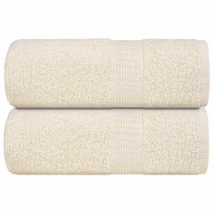 Gossi prosoape pentru oaspeti 2 buc crem 30x50cm 360 g/m2 100% bumbac