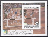 Mauritania 1984 - Jocurile Olimpice - Los Angeles, Colita DE LUX NDT, MNH