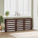 Masca Calorifer Stejar Maro 205x21.5x83.5 cm Lemn cu Raft, Design Modern