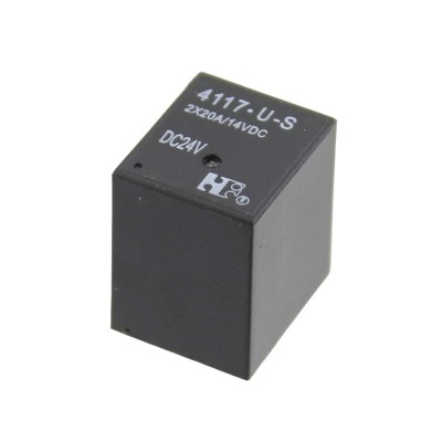Releu electromagnetic, 24VDC, 2x20A, NG4117US20DC24V, 503219 foto
