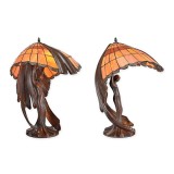 Zburatoarea-lampa de masa Tiffany TA-166, Veioze