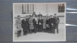 GRUP DE ELEVI CU PROFESORI IN FATA LICEULUI&#039;&#039;MIRCEA CEL BATRAN&#039;&#039;,CONSTANTA-1931, Alb-Negru, Romania 1900 - 1950, Portrete