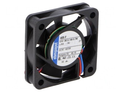 Ventilator axial DC 5V 40x40x10mm 8m3/h 22,1dBA foto