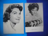 HOPCT LOT NR 1299 CONNIE FRANCIS -ACTORI / ARTISTI-2 CARTI POSTALE-NECIRCULATE, Necirculata, Printata
