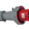 Fisa stecher 4 poli 3P+E 63A montaj pe cablu 6h 380V IP67 trifazic CEE mobil