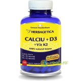 Calciu Cu D3 Si K2 Mena Q7 Naturala 120Cps