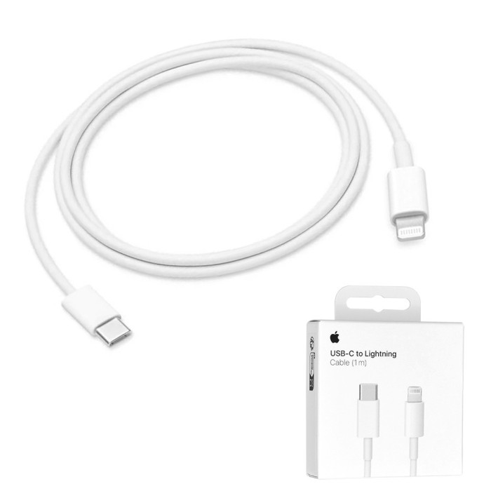 Apple - Original Data Cable A2561 (MUQ93ZM/A) - Type-C to Lightning, 1m - White (Blister Packing)