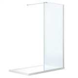 Cabină de duș Walker walk-in WI01-80 80x195 cm, cu sticlă de 8 mm