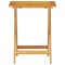 Set Bistro Pliabil 3 buc. Maro Lemn Solid de Acacia - 5