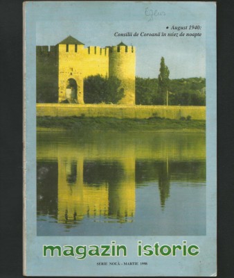 MAGAZIN ISTORIC - SERIE NOUĂ - MARTIE, 1998 foto
