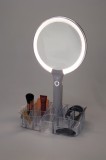 Cumpara ieftin Oglinda de Machiaj cu LED si Organizator pentru Accesorii