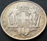 Cumpara ieftin Moneda 10 DRAHME - GRECIA, anul 1968 *cod 875 B - frumoasa, Europa