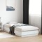 vidaXL Cadru de pat, alb, 90x200 cm, lemn prelucrat 839602