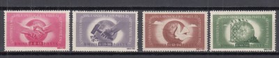 ROMANIA 1945 LP 186 CONFERINTA SINDICALA MONDIALA PARIS SERIE MNH foto