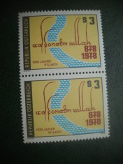 HOPCT TIMBRE MNH 792 VILLACH 1100 ANI 1978 -1 VAL AUSTRIA