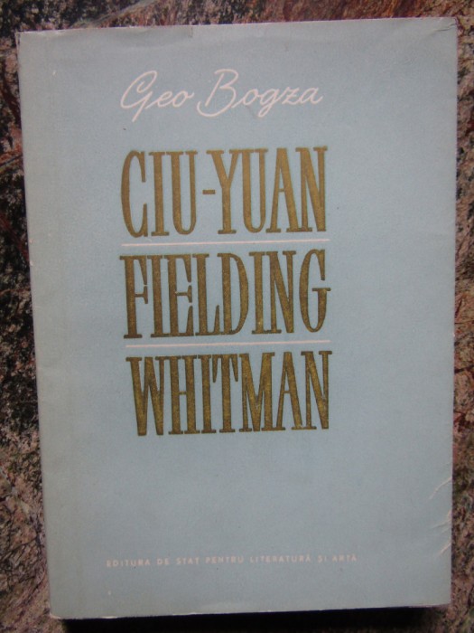 GEO BOGZA - CIU-YUAN FIELDING WHITMAN