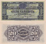 Mozambic 20 Centavos 1933 UNC | Bancnota Africa, Colectionari