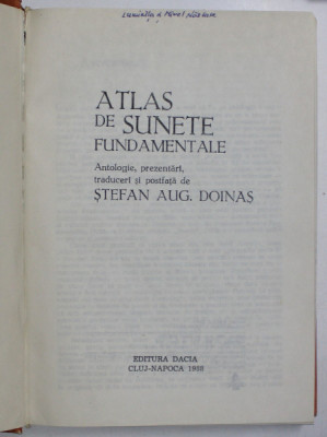 ATLAS DE SUNETE FUNDAMENTALE-STEFAN AUGUSTIN DOINAS CLUJ-NAPOCA 1988 foto