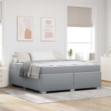 Cumpara ieftin Cadru de pat Gri deschis 180 x 200 cm țesătură